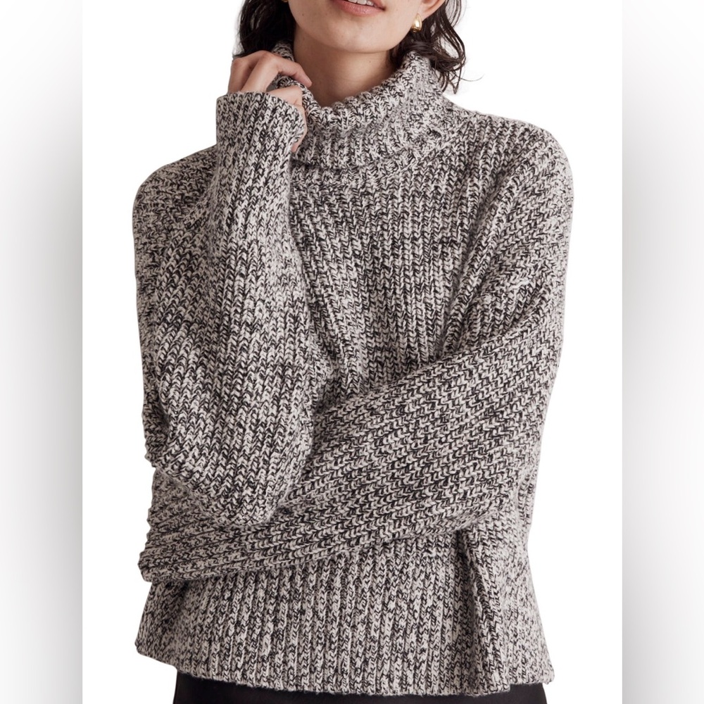 Madewell Wide Rib Turtleneck Sweater